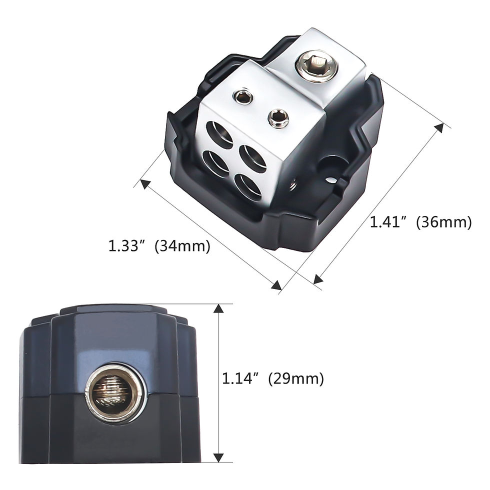 Recoil SDB14 4-Way Power Distribution Block (4/8 AWG In)