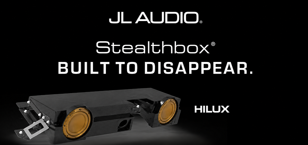 JL Audio Stealthbox® Custom Enclosure for Toyota Hilux
