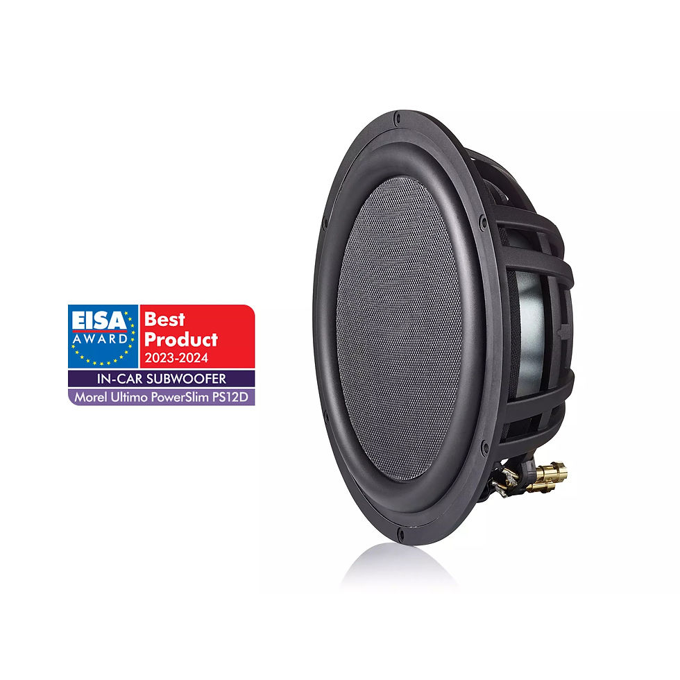 Morel Ultimo PS 124D in-car subwoofer EISA Best Product