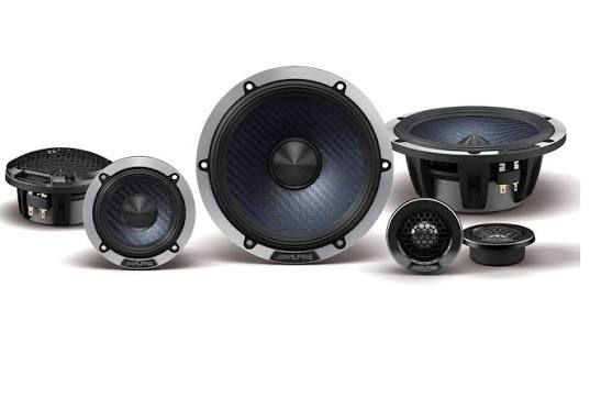 Alpine DP2-653 Hi-Res 6.5 Inch 3-Way Component Speakers