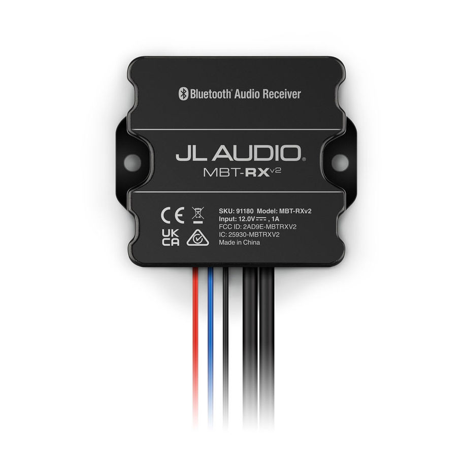 JL Audio MBT RX V2 Weatherproof Bluetooth Receiver