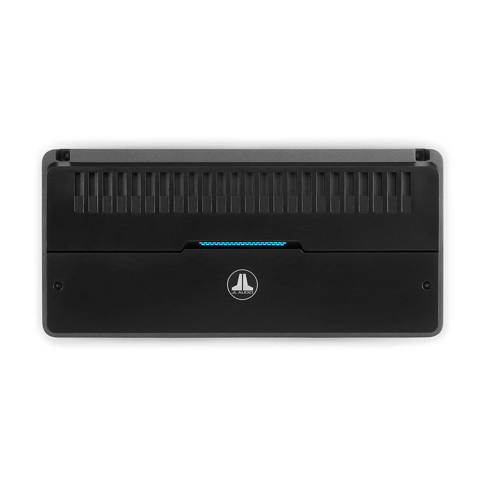 Top view of a JL Audio RD1000/1 Monoblock Amplifier