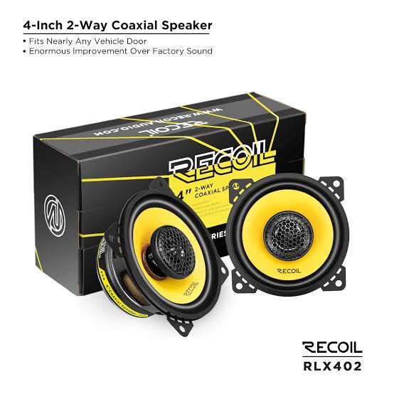 Recoil RLX402 L3 4 Inch 2-Way Coaxial Speakers