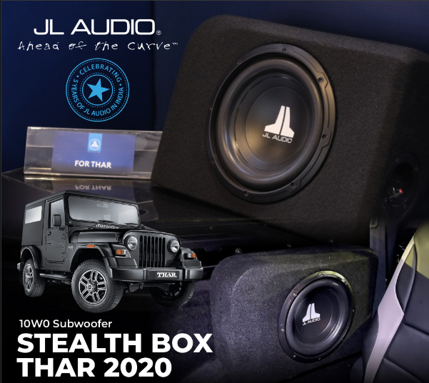 JL Audio Stealthbox® Custom Enclosure for Mahindra Thar