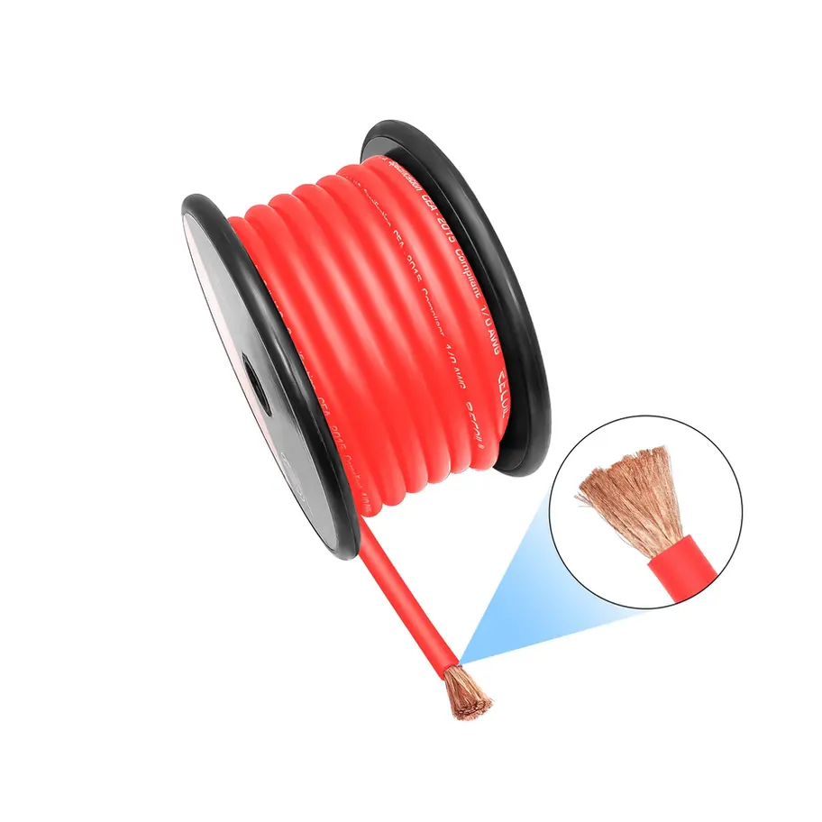 Recoil PW0-50 Echo Pro 0 AWG OFC Power Wire - 50 Ft Spool