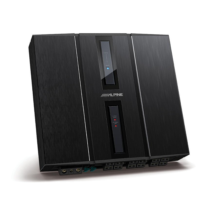 Alpine HDP-D90 Status Hi-Res DSP Amplifier 12-Ch In / 12-Ch Out