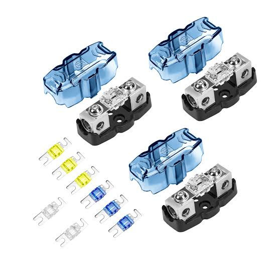 Recoil ZSFH11-3 Inline Mini-ANL Fuse Blocks 4/8 AWG - 3 Pcs