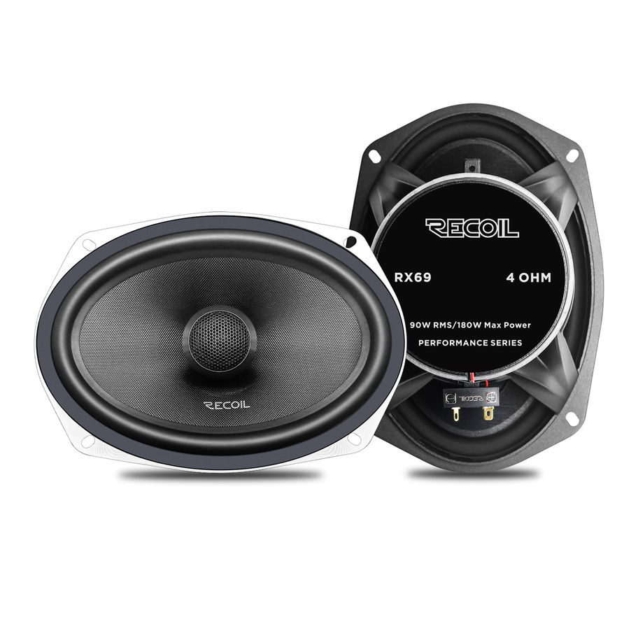 Recoil RX69 Echo Pro 6x9 Inch 2-Way Coaxial Speakers 180W