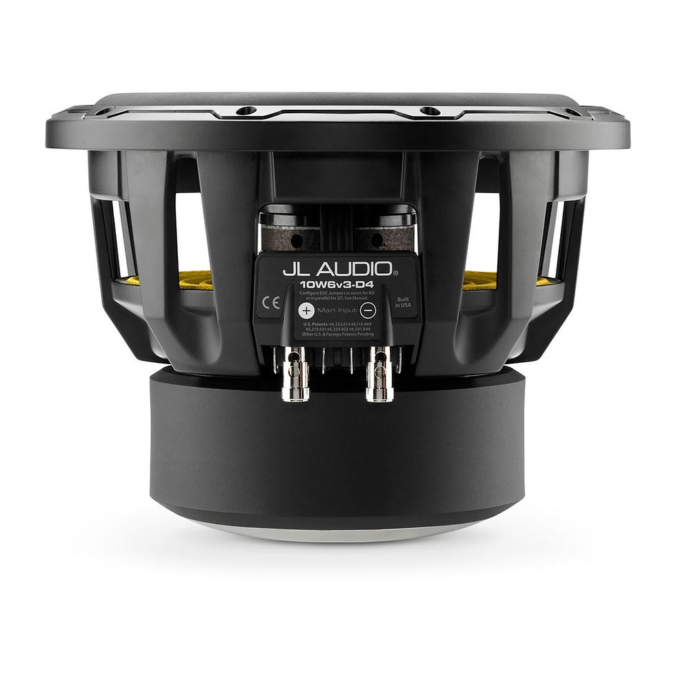 Side view of the JL Audio 10W6v3-D4 10-inch Reference Subwoofer