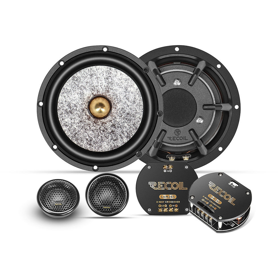 Recoil SAM65 L1 Series 6.5 Inch 2-Way Component Speakers