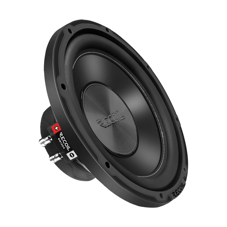 Recoil RW12D4 Echo 12 Inch Dual 4-Ohm Subwoofer 600W