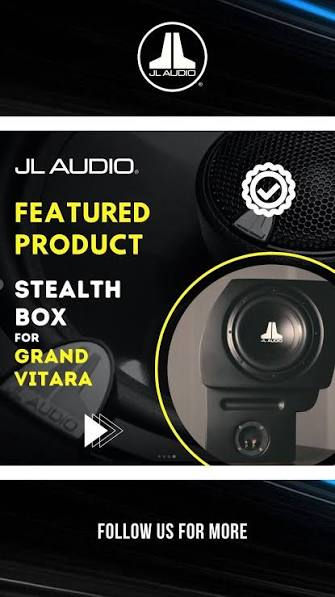 JL Audio Stealthbox® Custom Enclosure for Suzuki Grand Vitara