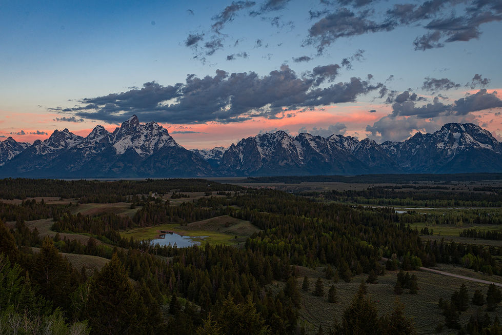 Sunrise over the Tetons, Grand Teton National Park, Wyoming