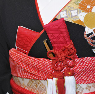 Tissu de mariage traditionnel japonais