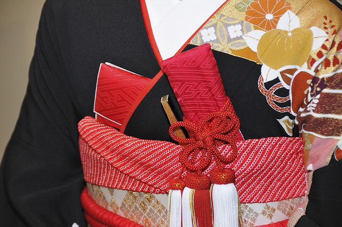 日本の伝統的な結婚式の布