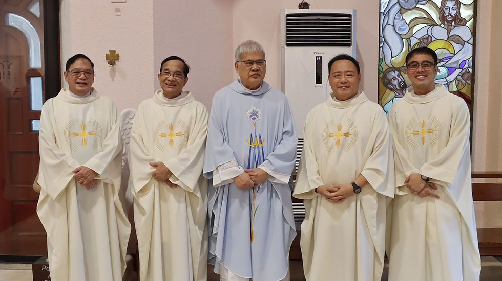 FR. GIL ALINSANGAN, SSP, CELEBRATES 45 YEATS OF PRIESTHOOD