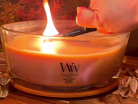 【動画あり】秋の夜に楽しみたい🕯️WoodWick(ウッドウィック)シェード