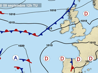 Bulletin Météo du samedi 9 septembre 