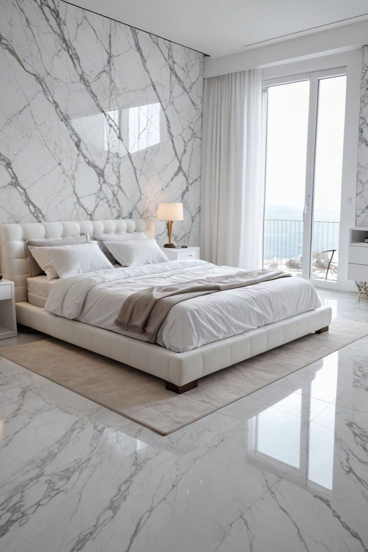 Tranquil Bedrooms Marble Design