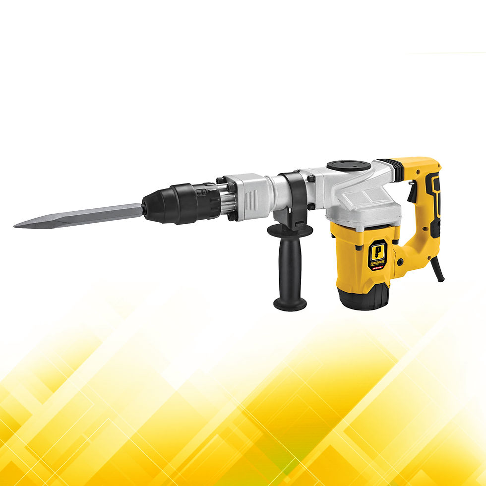 PowerHouse Demolition Hammer SDS-Max w/ Bits & Chisels;1,450W (PHB-DH-4350)