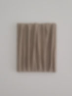 Rough Waves Mini in color brown, is a 3D art hanging on the wall, created by Helene Østgård.
