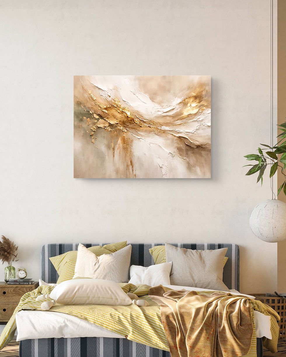 Miniatyrbilde: Golden Drift - Print on Canvas.