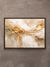 Miniatyrbilde: Golden Drift - Print on Canvas with a Dark Wood Frame.