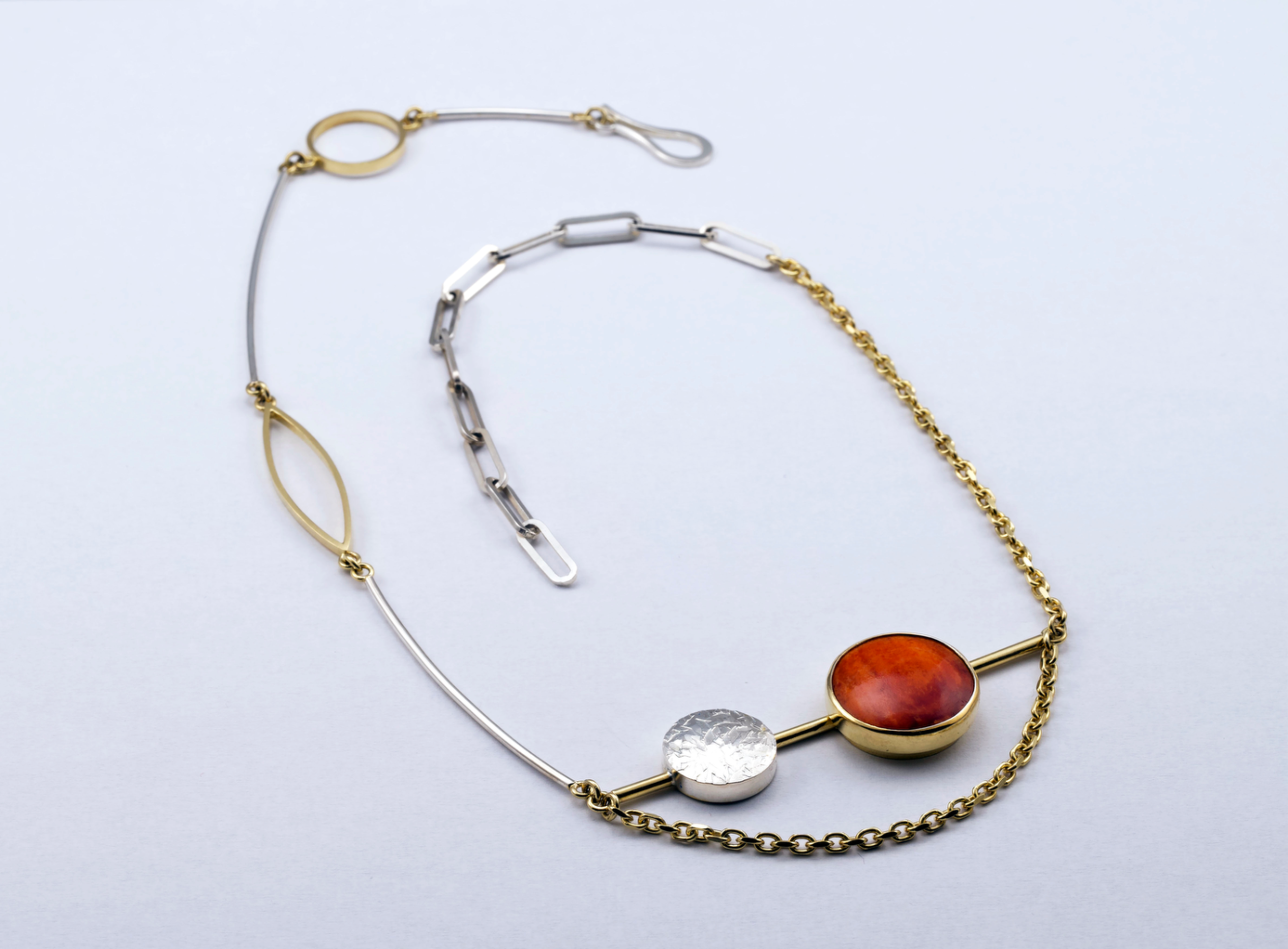 Stříbrný náhrdelník (Silver necklace) GALAXY