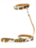 Haircalf Cow Pattern Pet Collar and Leash set