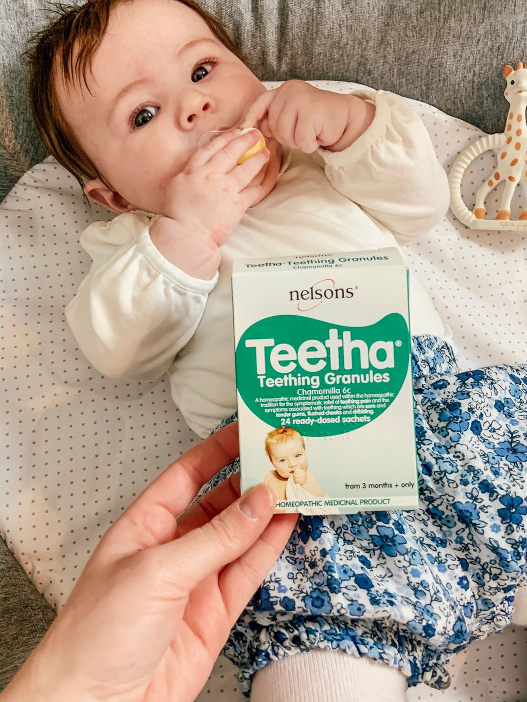 frozen muslin for teething