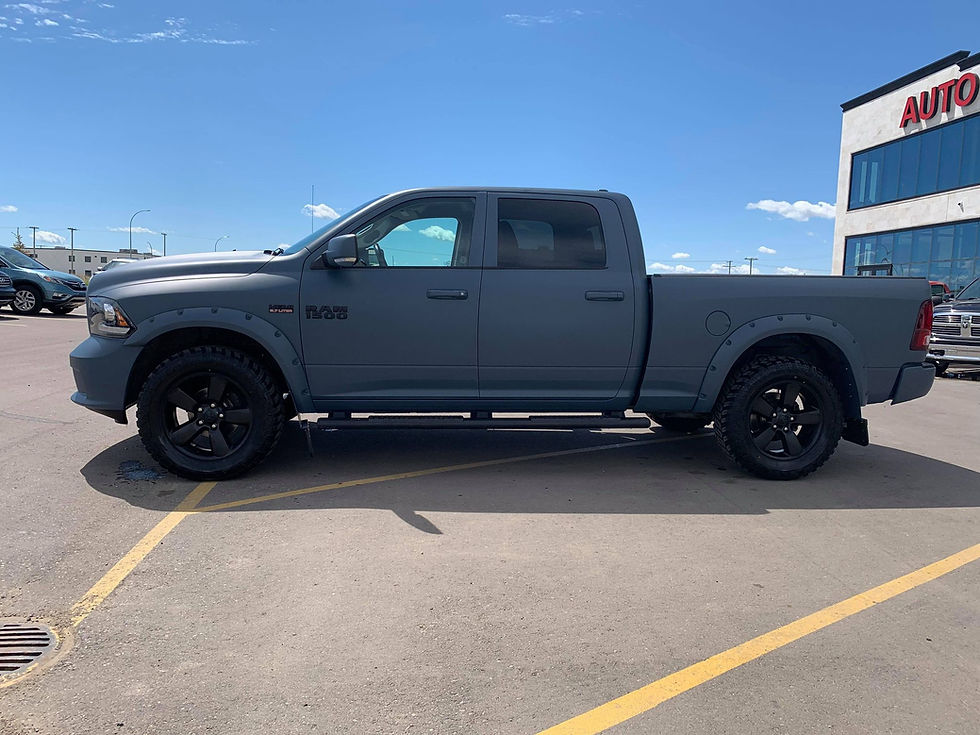 Thumbnail: 2018 Ram 1500 GREY MATTE  5.7L Crew Cab 6.5F BOX 114,675KM