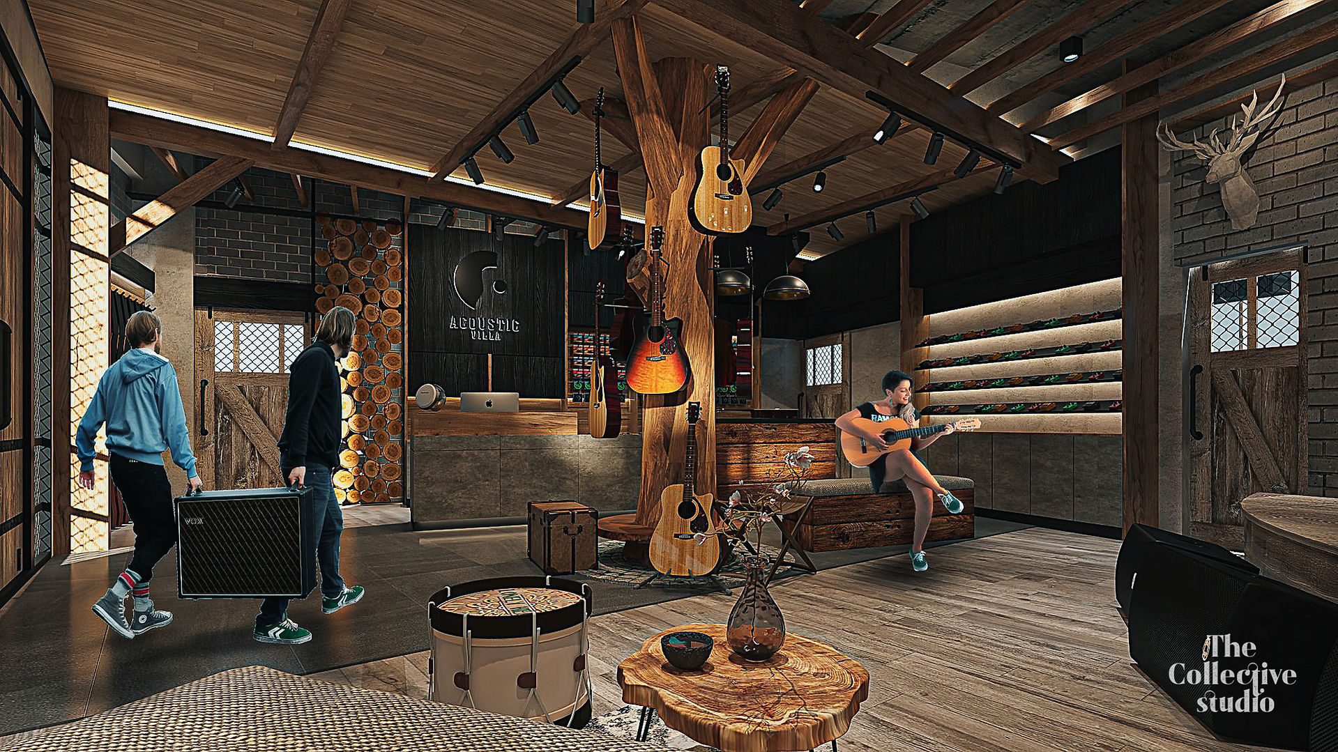 ออกแบบ Showroom Design l Acoustic Villa