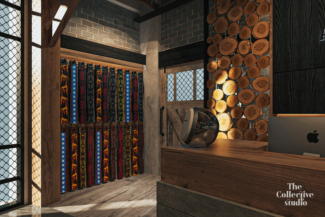 showroom design ACOUSTIC VILLA : GUITAR STORE