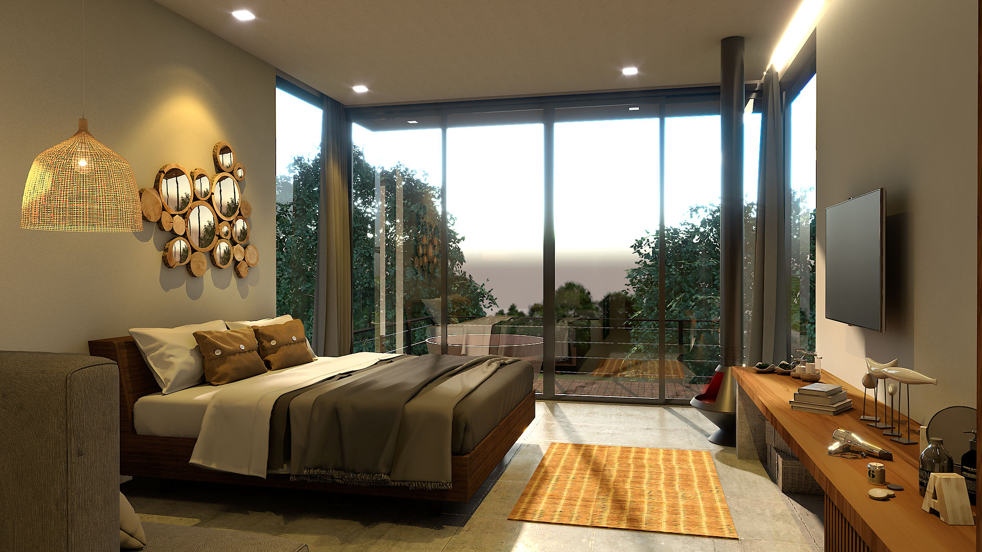 CABIN HOUSE BEDROOM