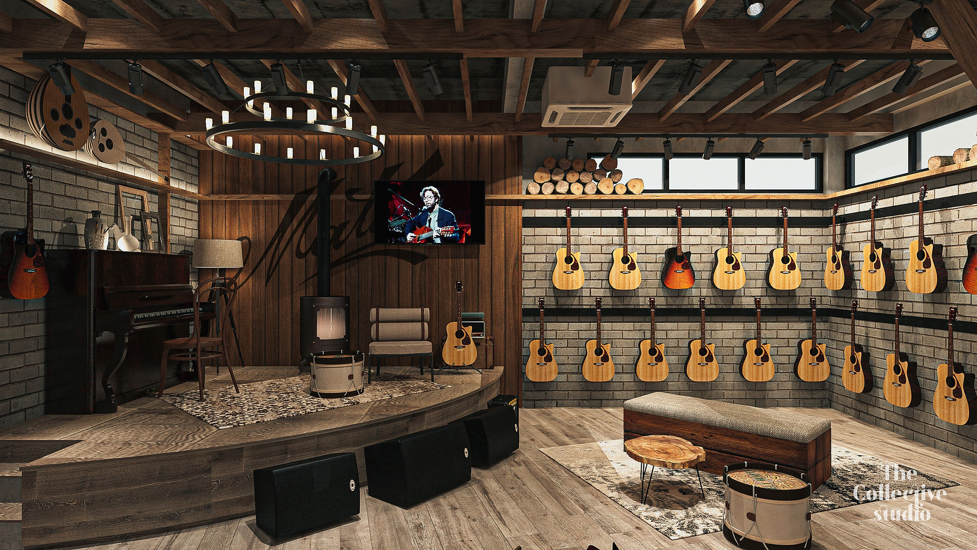 ออกแบบ Showroom Design l Acoustic Villa