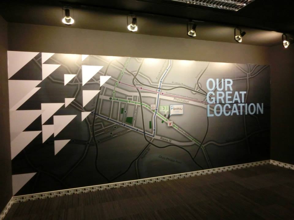 แผนผัง Location Bhiraj Tower