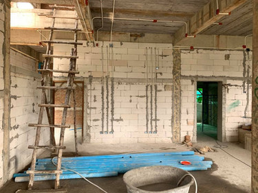 หน้างานออกแบบร้านกีตาร์ Acoustic Villa