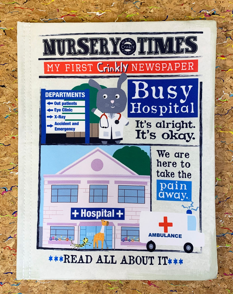 Thumbnail: SCHOOL/NURSERY pack of crinkly newspapers. 24 copies.