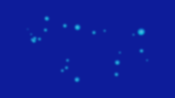 Blue Bubbles Blurred