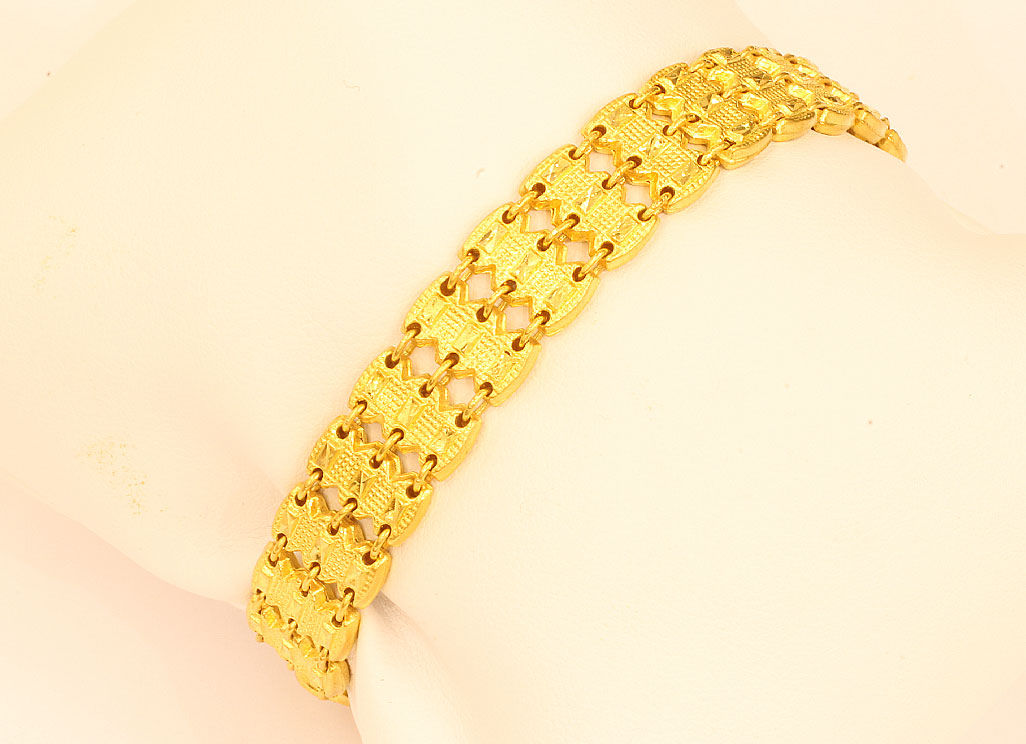 22K SOLID GOLD  BRACELET HANDMADE FROM THAILAND