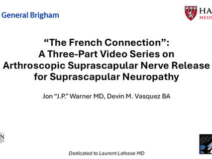 Vumedi Week 2026 - Arthroscopic Suprascapular Nerve Release