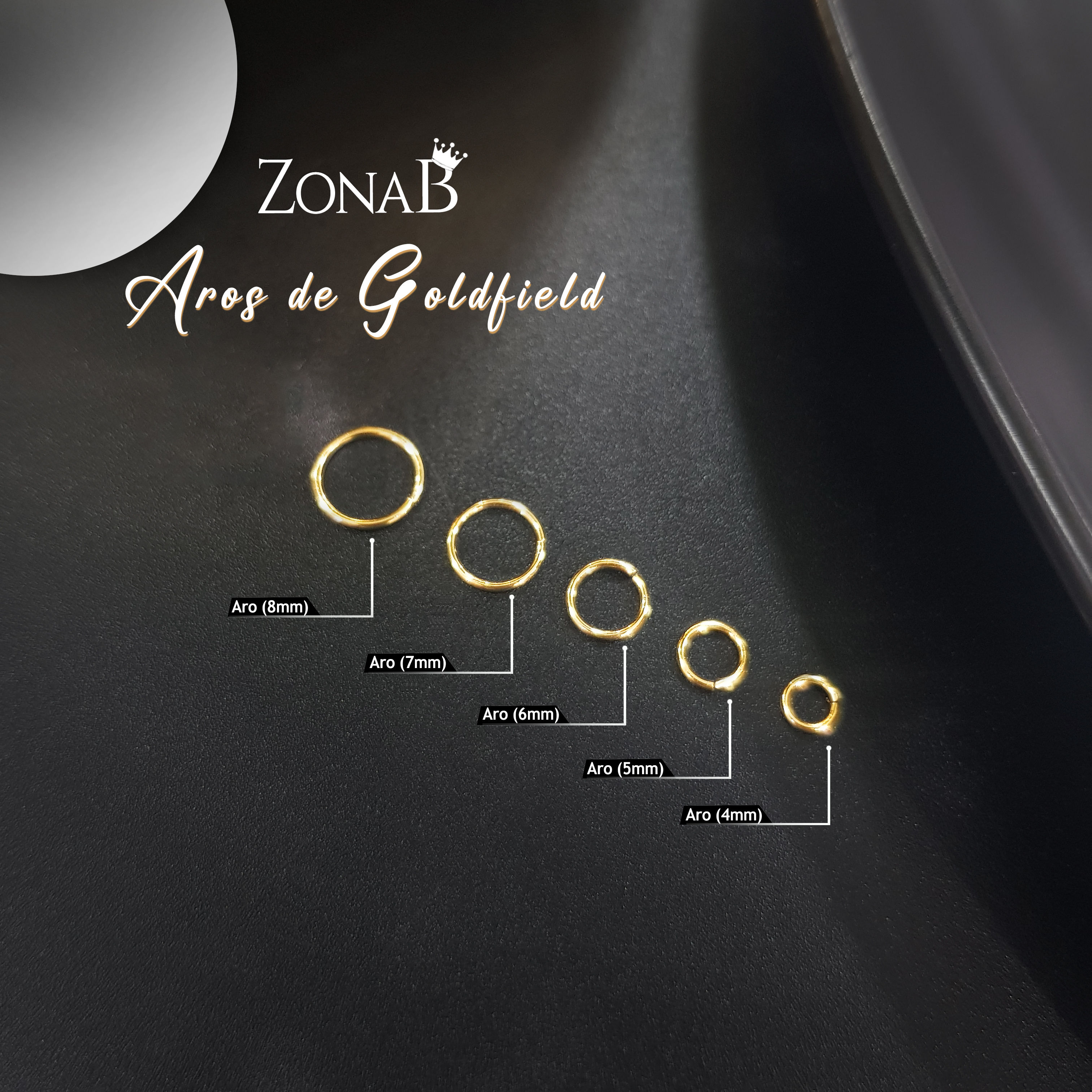 Aros de Goldfield Dorado