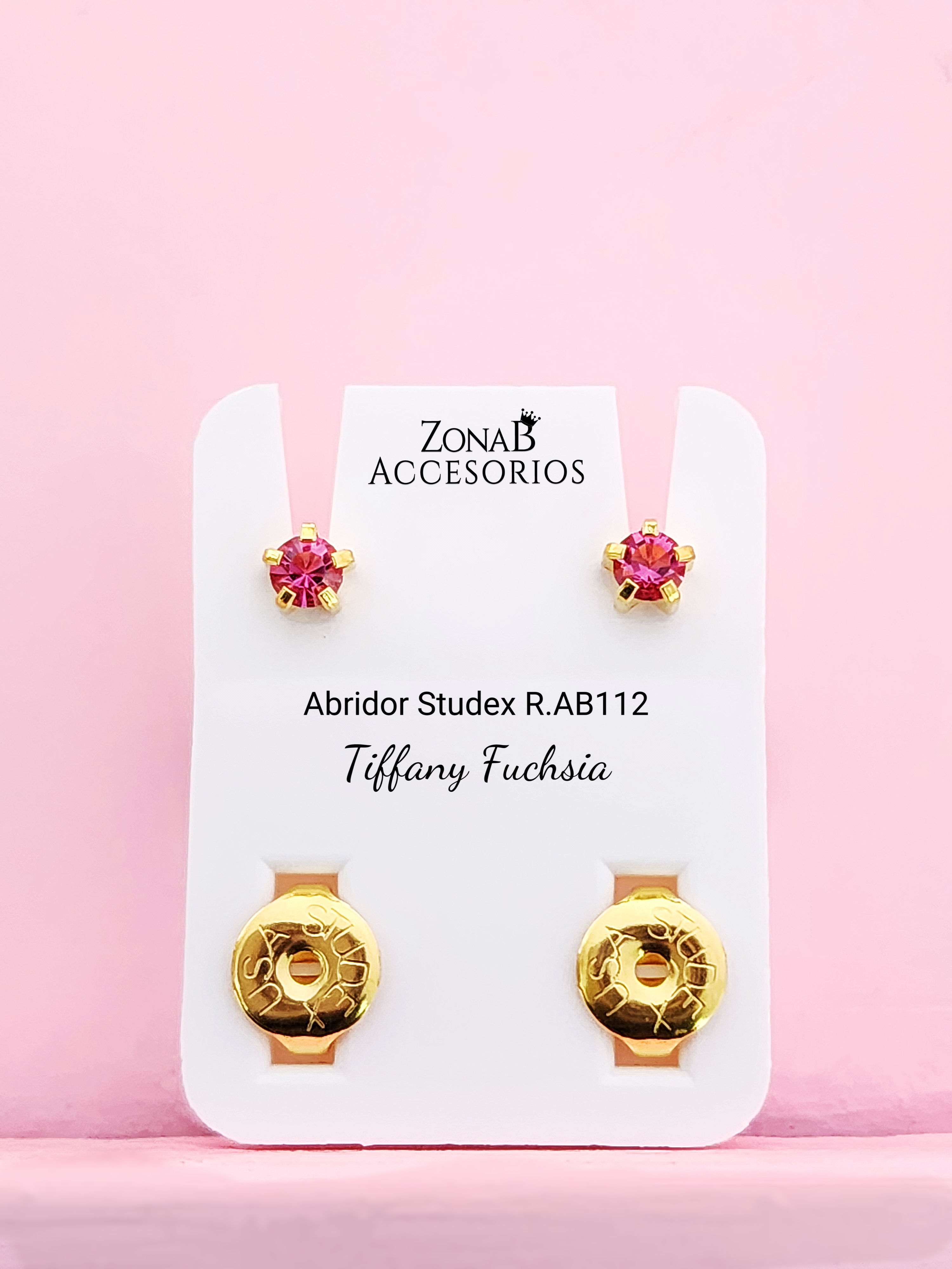 Abridor Studex R.AB112 Tiffany Fucsia