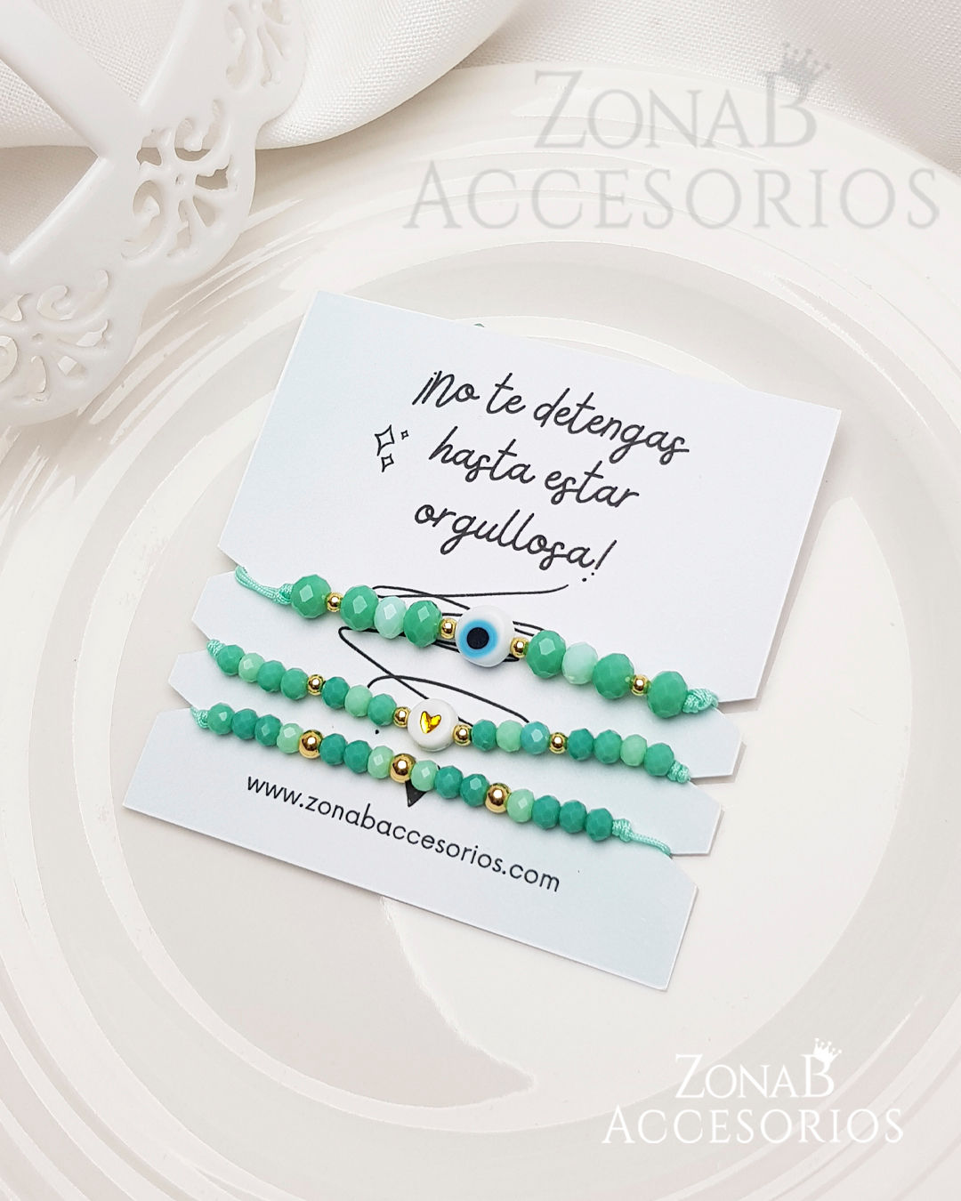 Pulseras Turquesa Set de 3P R.PC193