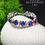 Miniatura: Pulsera Elegante R.PE56 azul+tornasol base plateado