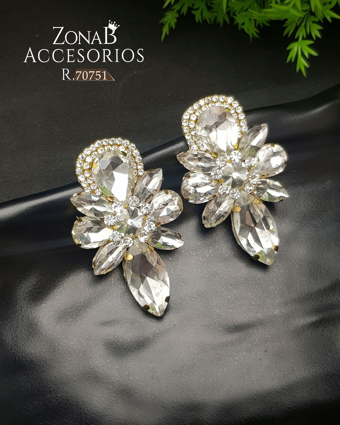 Zarcillos Elegantes R.70751 Dorado