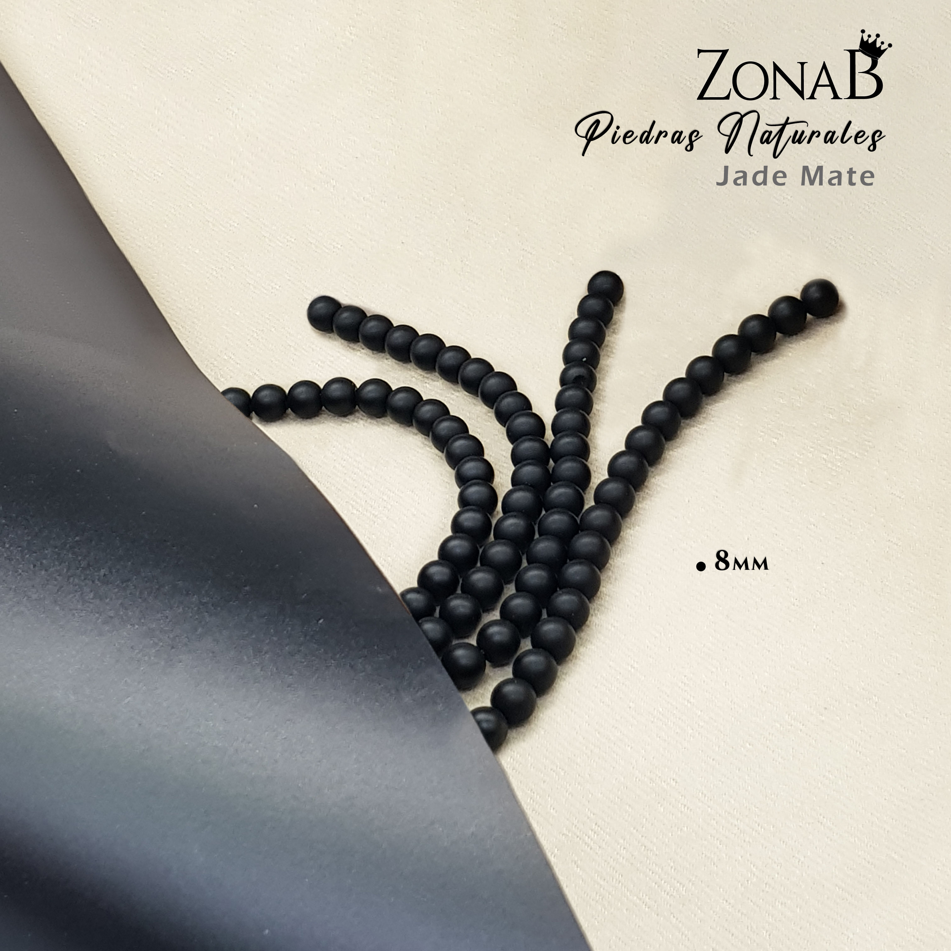 Volcanica Negra 8mm
