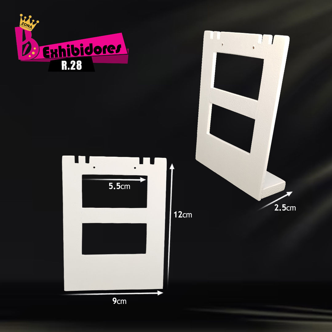 Exhibidor  Blanco R.EX28