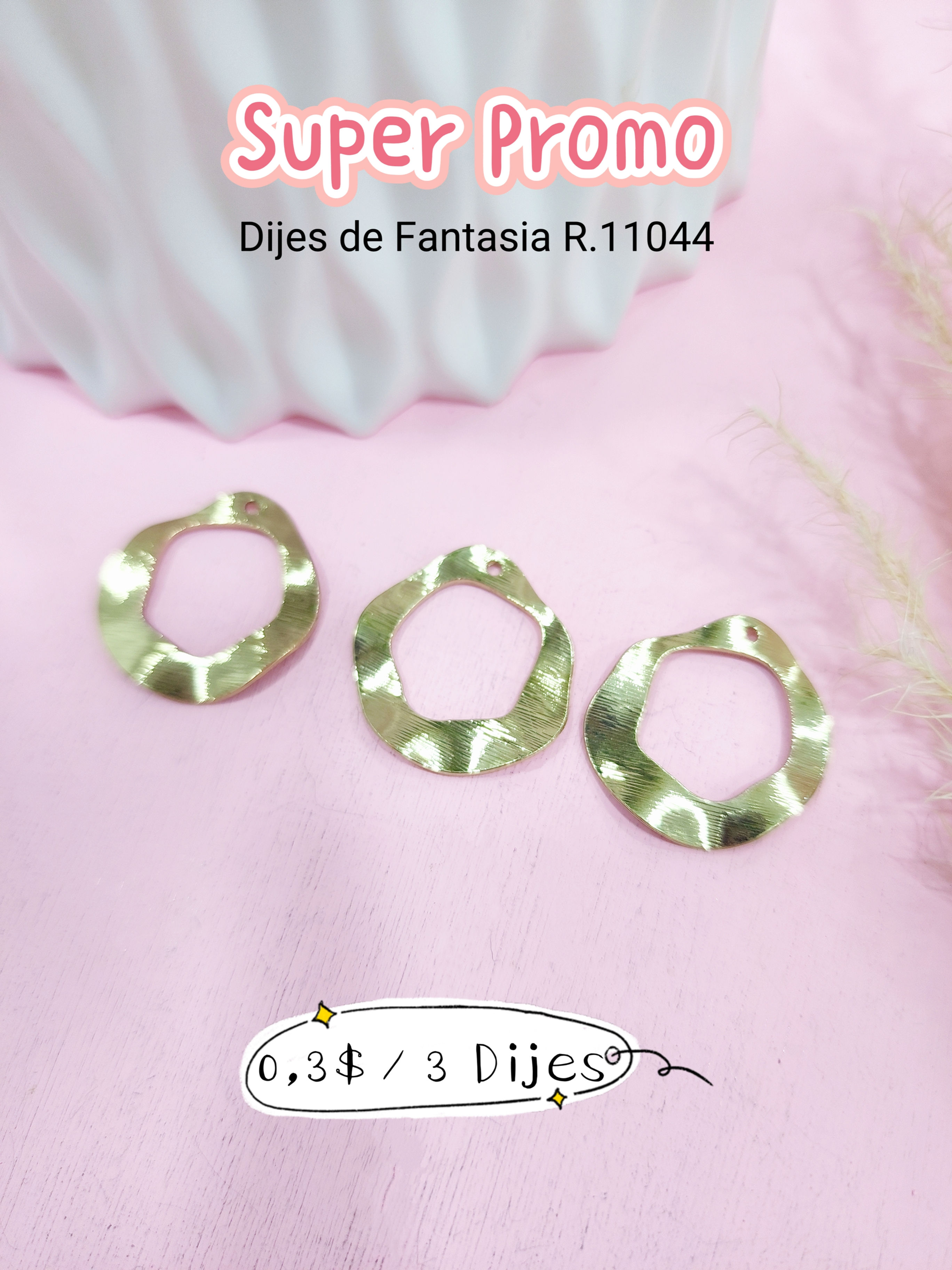 Dijes de Fantasia R.11044 - 3unid