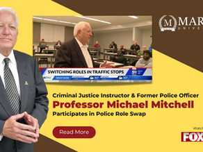 Criminal Justice Professor & Former Police Officer Michael Mitchell Participates in Police Role Swap